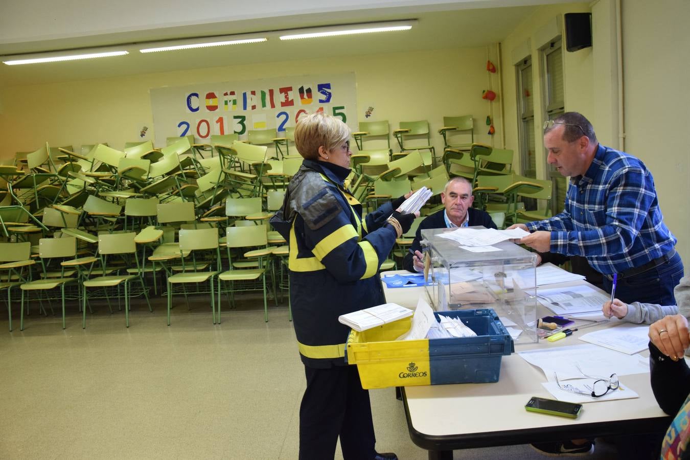 Mañana electoral en Las Gaunas