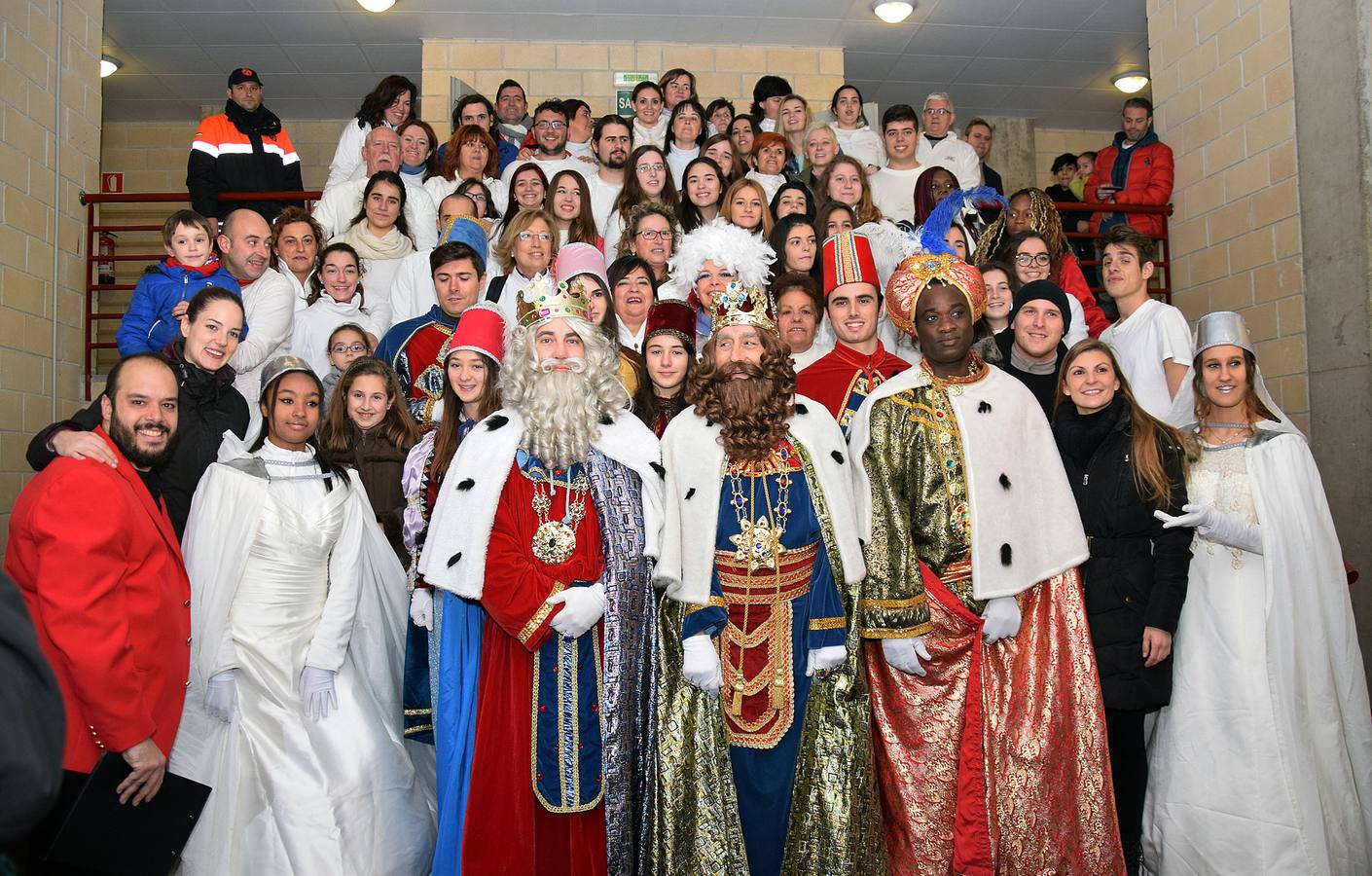 Los Reyes Magos llegan a Las Gaunas