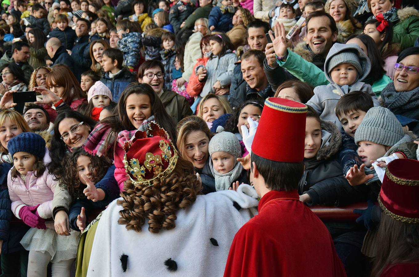 Los Reyes Magos llegan a Las Gaunas