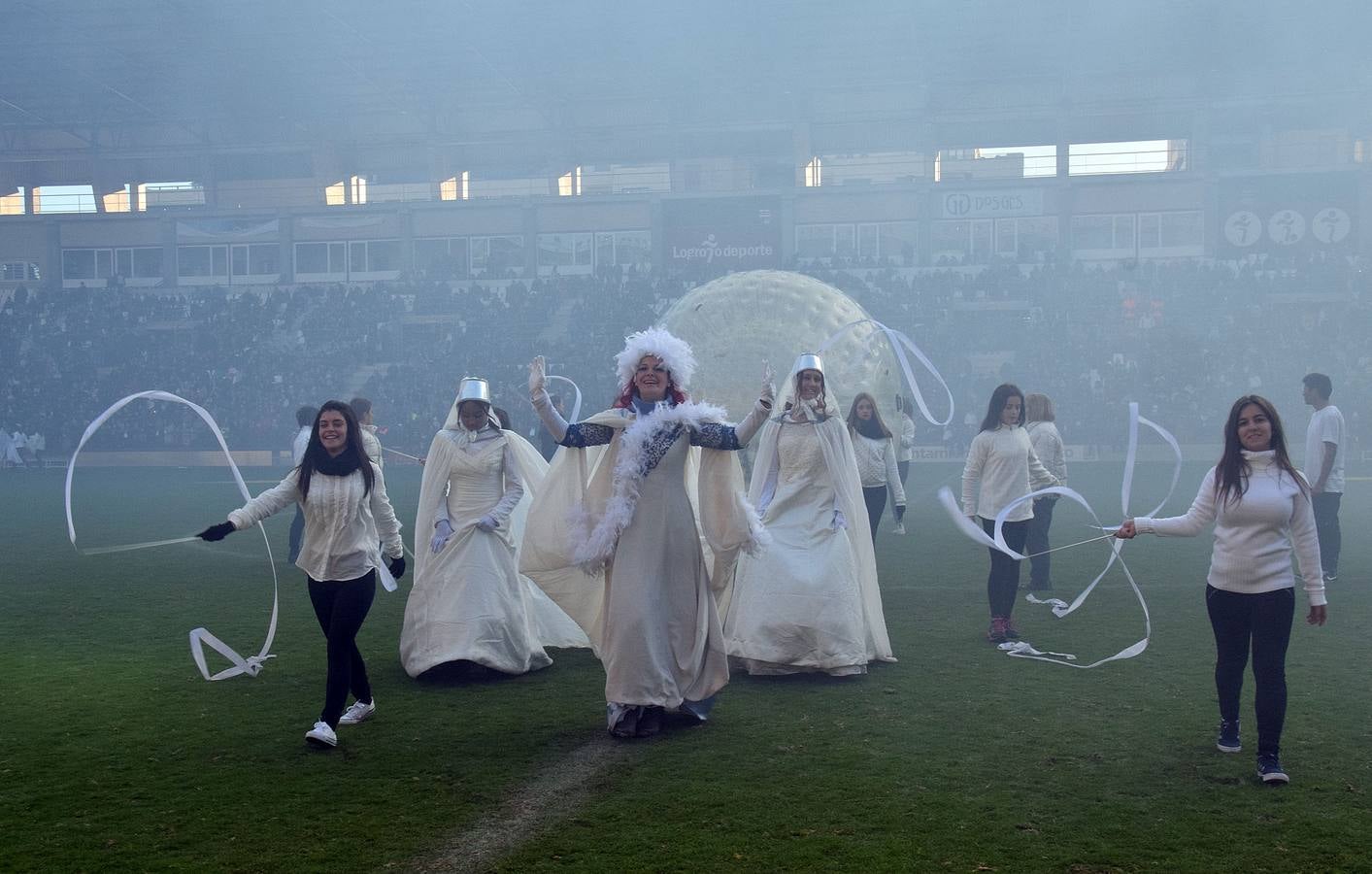 Los Reyes Magos llegan a Las Gaunas