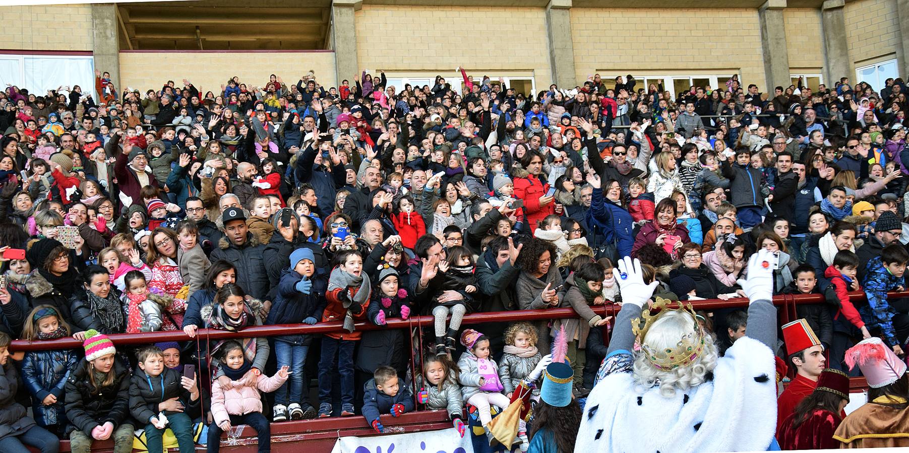 Los Reyes Magos llegan a Las Gaunas