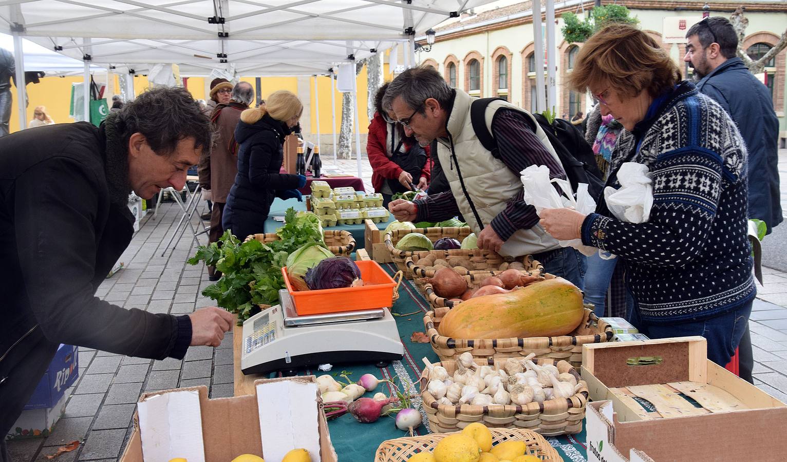 Muestra agroecológica en Portales