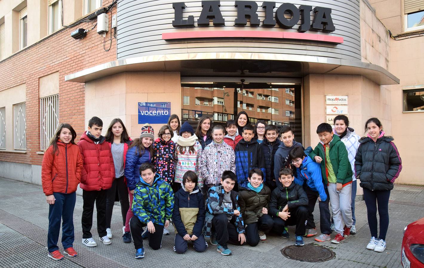 Los alumnos de 6º C del Colegio Las Gaunas visitan la multimedia de Diario LA RIOJA