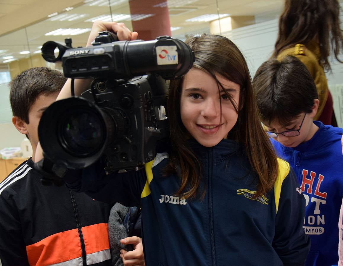 Los alumnos de 6º C del Colegio Las Gaunas visitan la multimedia de Diario LA RIOJA