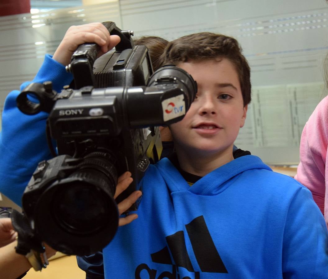 Los alumnos de 6º C del Colegio Las Gaunas visitan la multimedia de Diario LA RIOJA