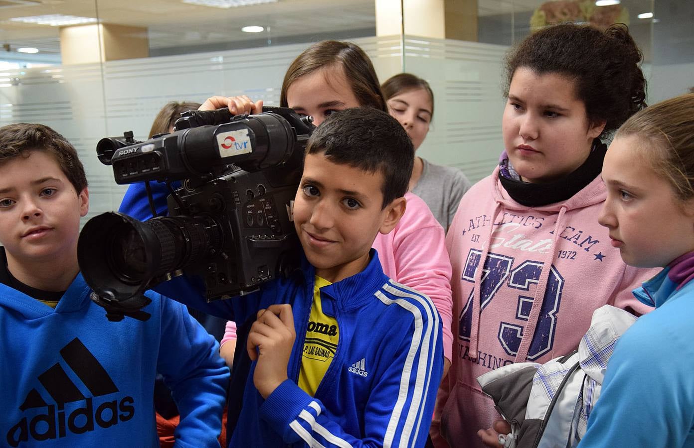 Los alumnos de 6º C del Colegio Las Gaunas visitan la multimedia de Diario LA RIOJA