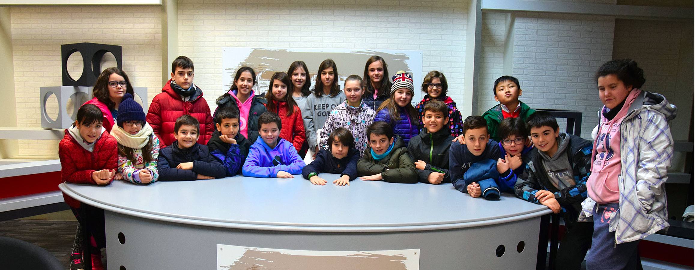 Los alumnos de 6º C del Colegio Las Gaunas visitan la multimedia de Diario LA RIOJA