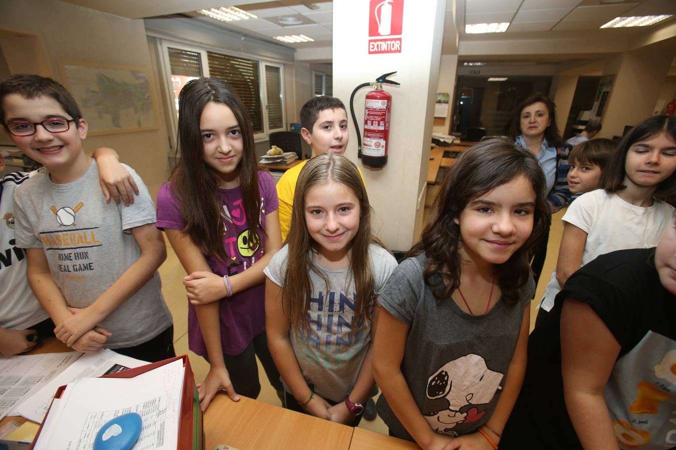 Los alumnos de 6ºB del CEIP Las Gaunas visitan la multimedia de Diario LA RIOJA