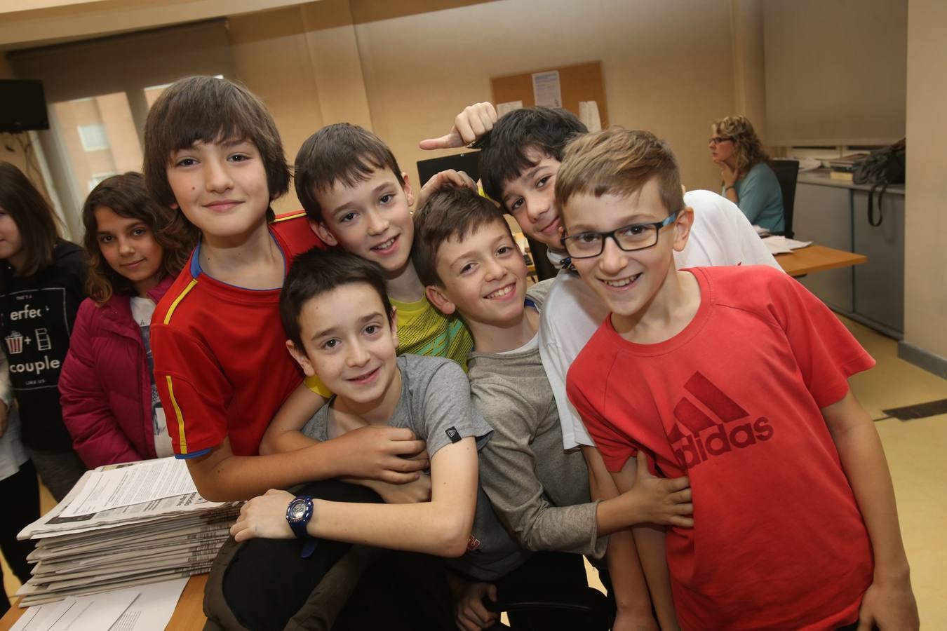 Los alumnos de 6ºB del CEIP Las Gaunas visitan la multimedia de Diario LA RIOJA