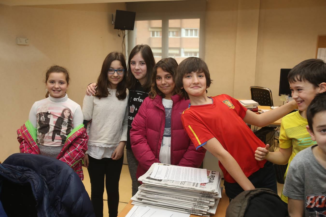 Los alumnos de 6ºB del CEIP Las Gaunas visitan la multimedia de Diario LA RIOJA