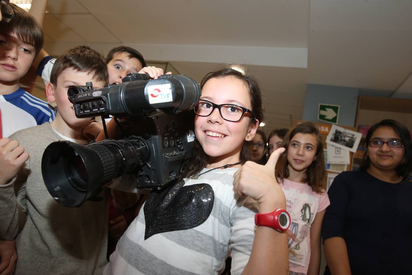 Los alumnos de 6ºB del CEIP Las Gaunas visitan la multimedia de Diario LA RIOJA
