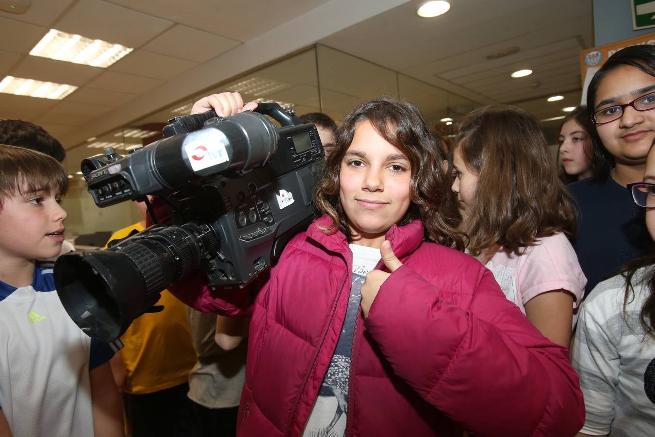 Los alumnos de 6ºB del CEIP Las Gaunas visitan la multimedia de Diario LA RIOJA
