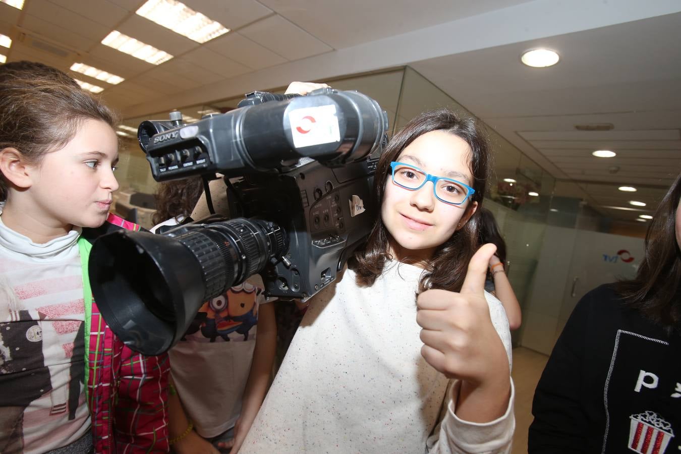 Los alumnos de 6ºB del CEIP Las Gaunas visitan la multimedia de Diario LA RIOJA
