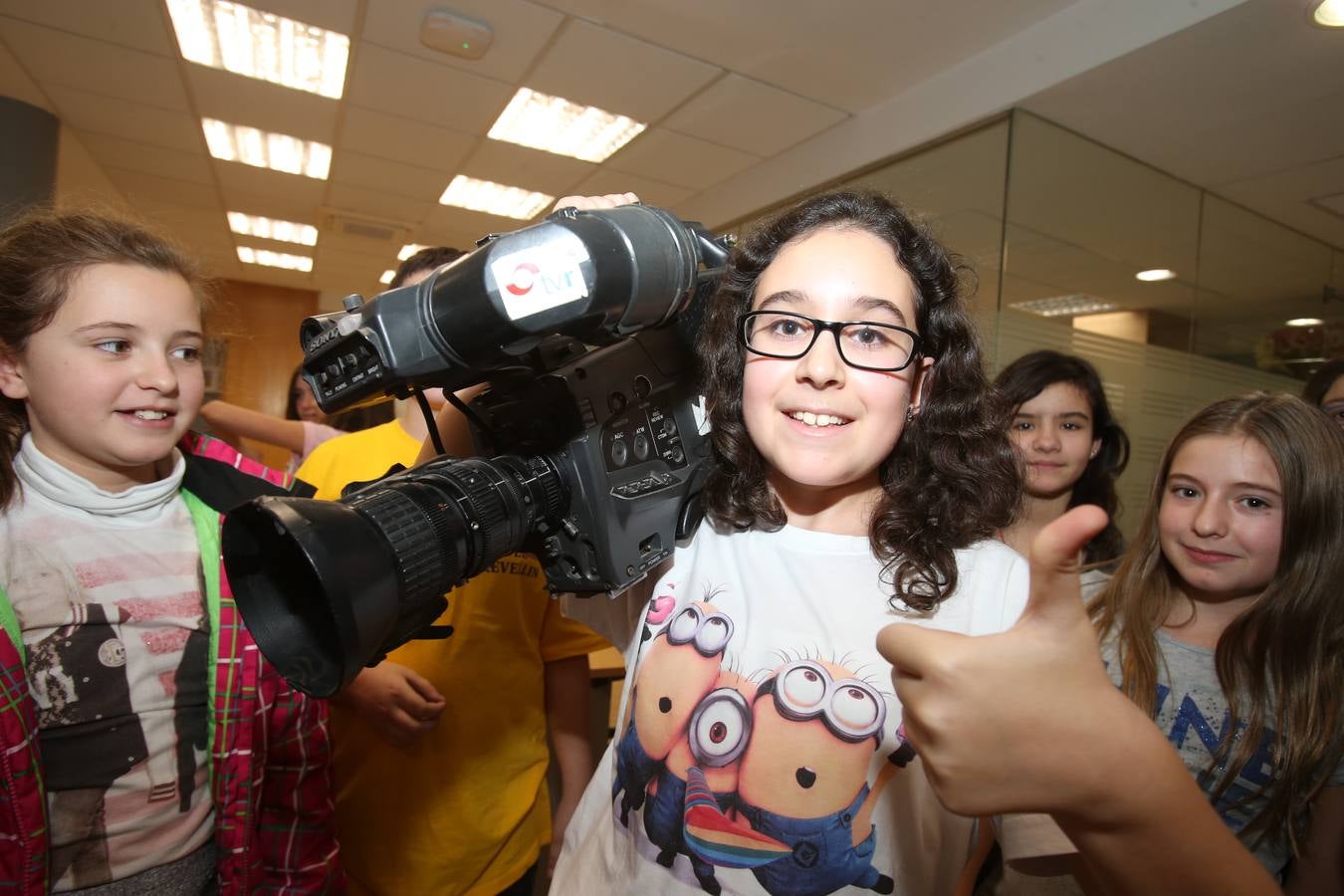 Los alumnos de 6ºB del CEIP Las Gaunas visitan la multimedia de Diario LA RIOJA