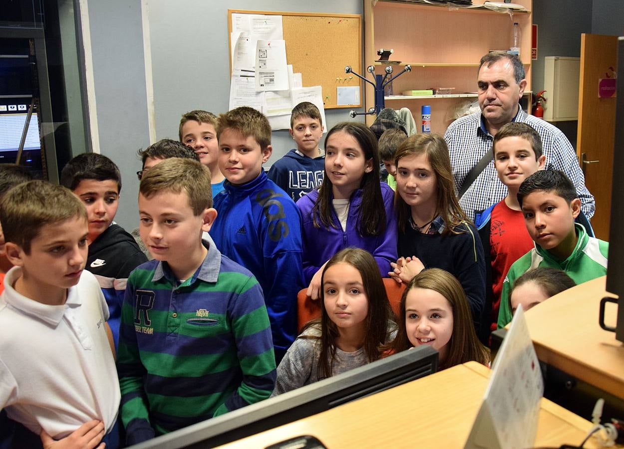 Los alumnos de 6º A del Colegio Las Gaunas visitan la multimedia de Diario LA RIOJA