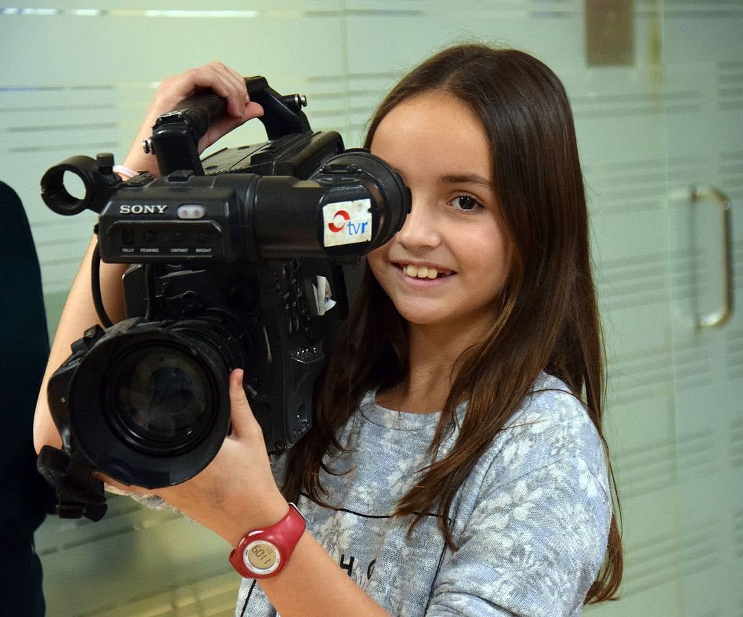 Los alumnos de 6º A del Colegio Las Gaunas visitan la multimedia de Diario LA RIOJA