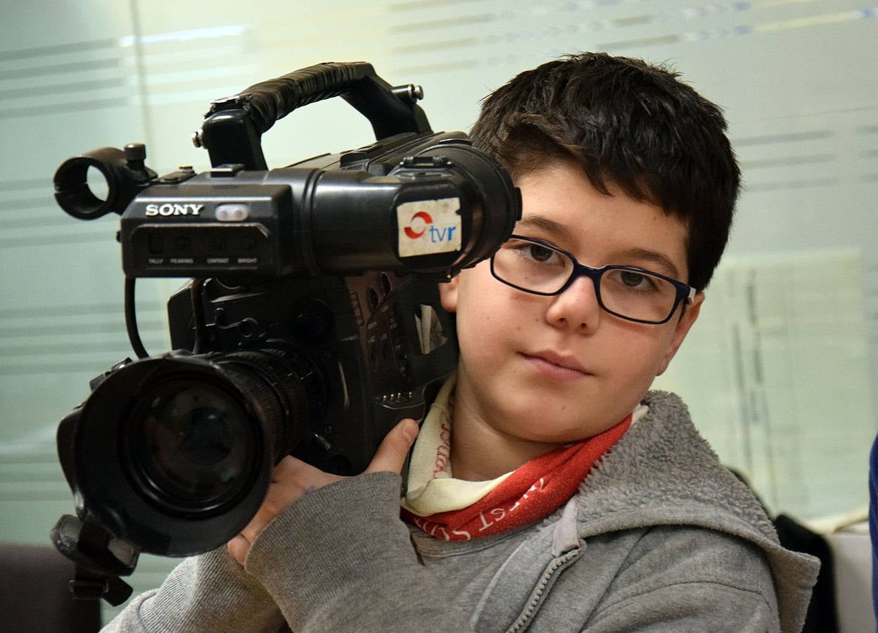 Los alumnos de 6º A del Colegio Las Gaunas visitan la multimedia de Diario LA RIOJA