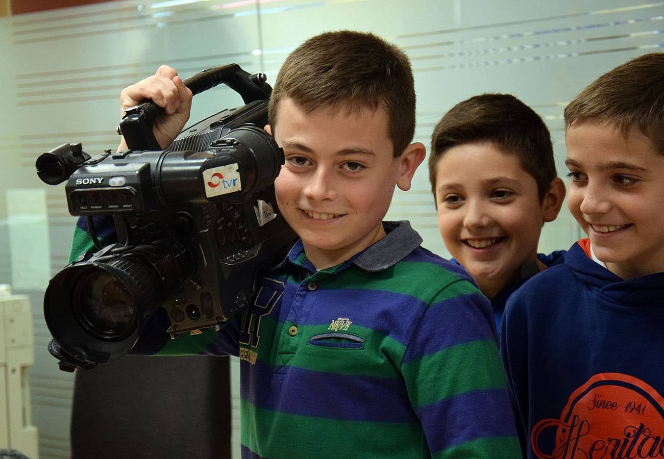 Los alumnos de 6º A del Colegio Las Gaunas visitan la multimedia de Diario LA RIOJA