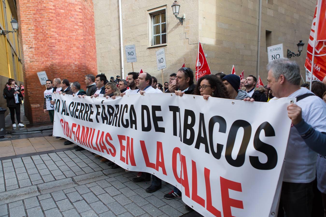 Los trabajadores de Altadis vuelven a la calle