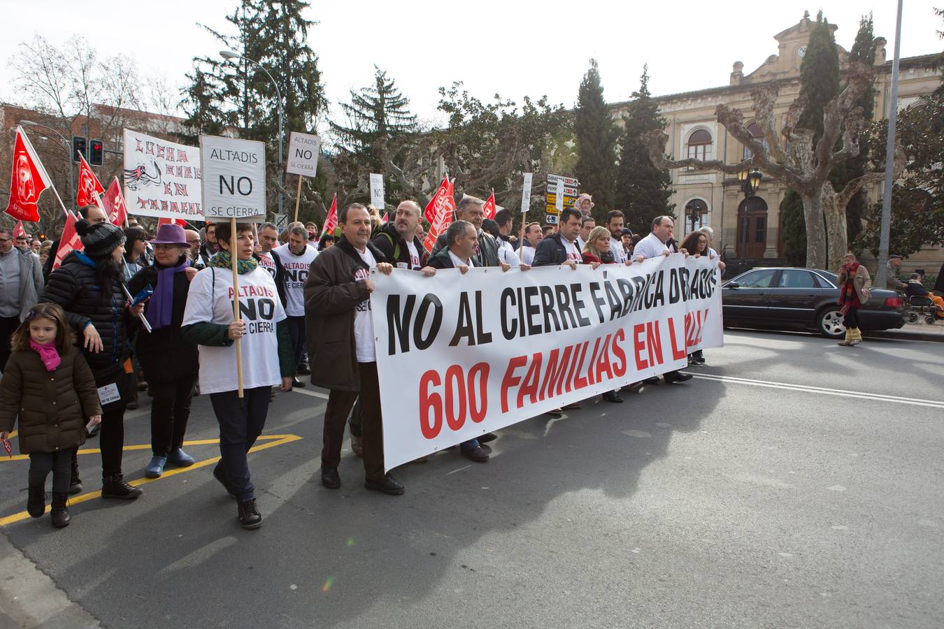 Los trabajadores de Altadis vuelven a la calle