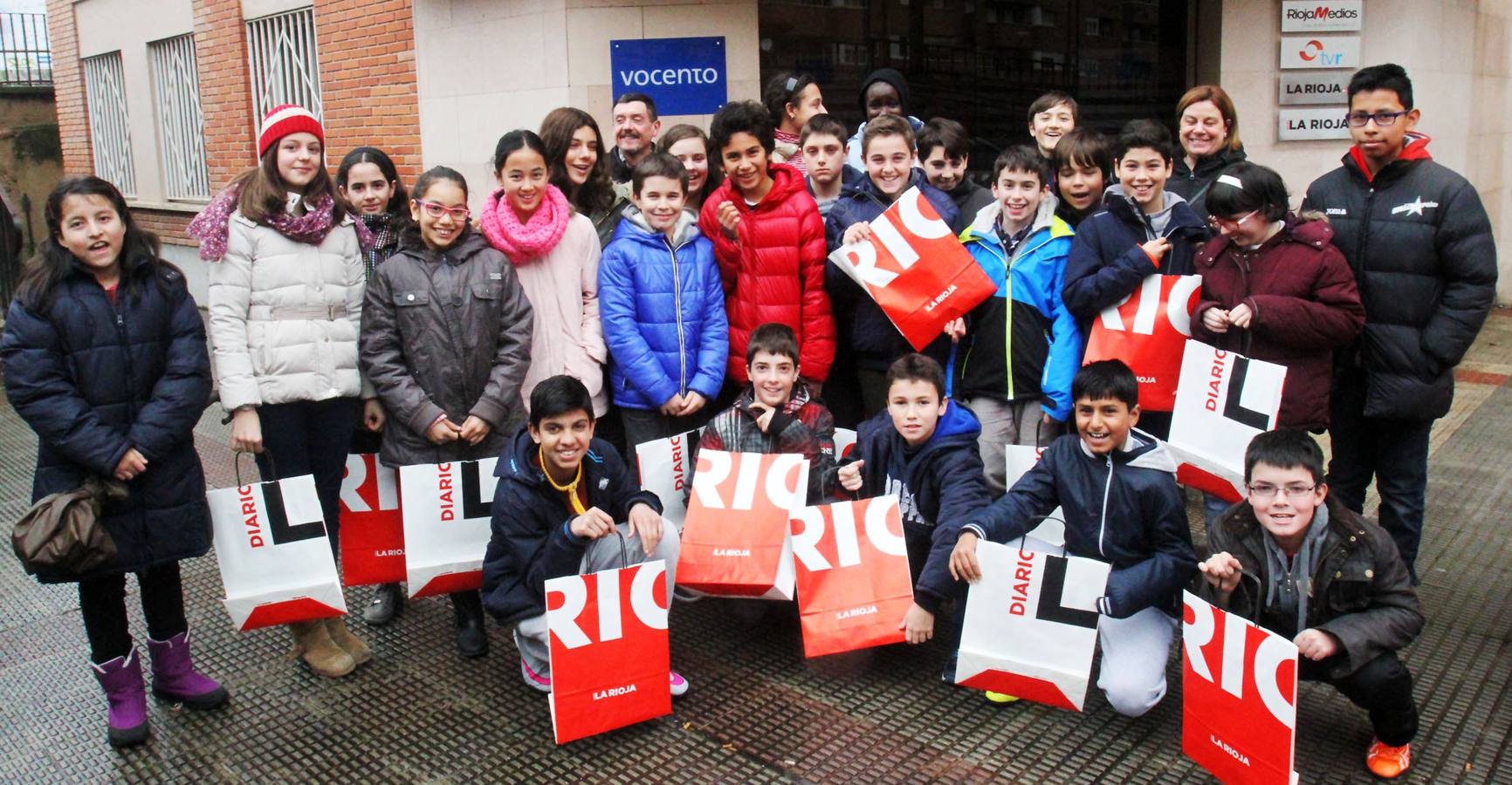 Los alumnos de 6º de Primaria del Colegio General Espartero visita la multimedia de Diario LA RIOJA