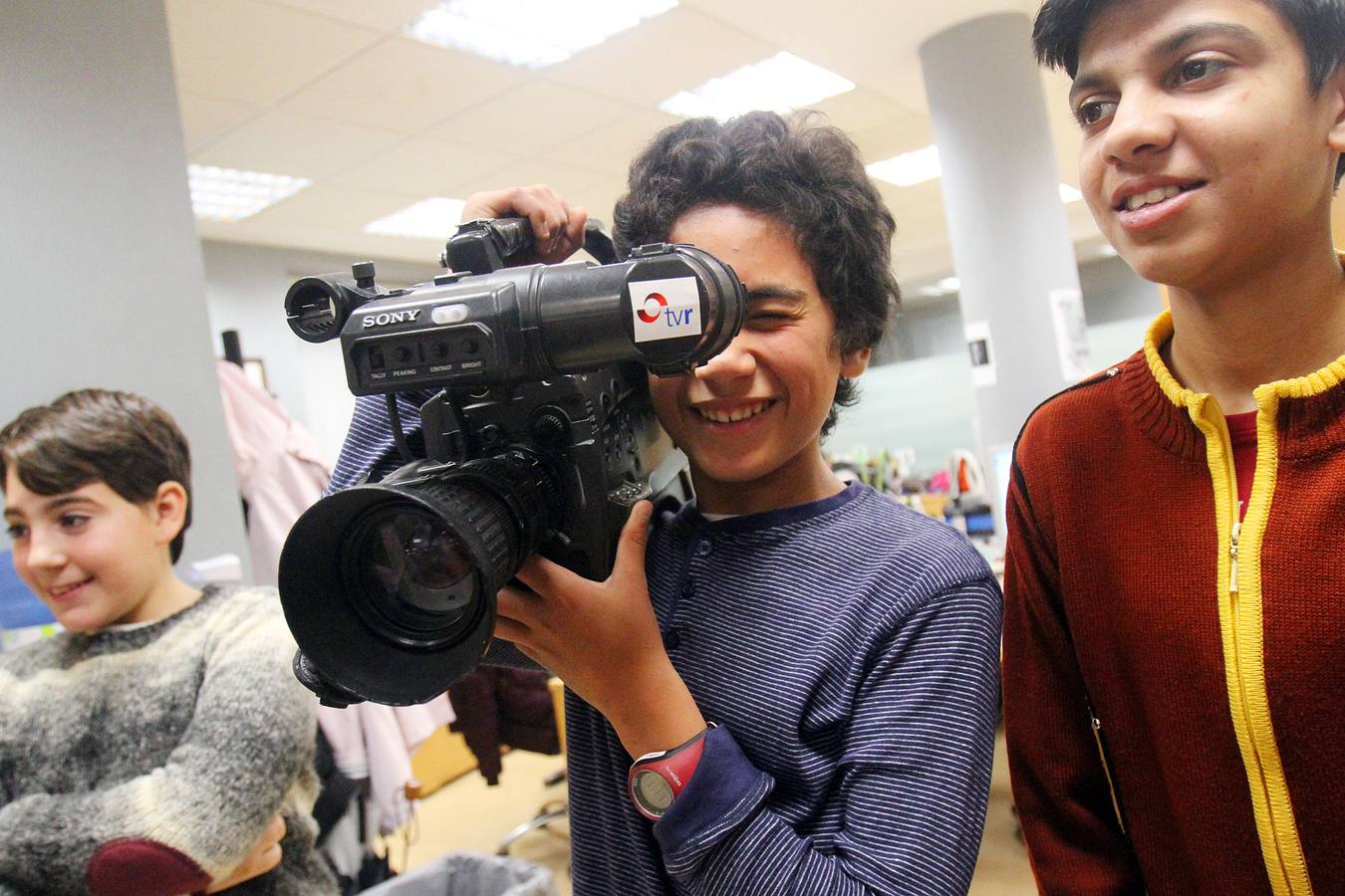 Los alumnos de 6º de Primaria del Colegio General Espartero visita la multimedia de Diario LA RIOJA