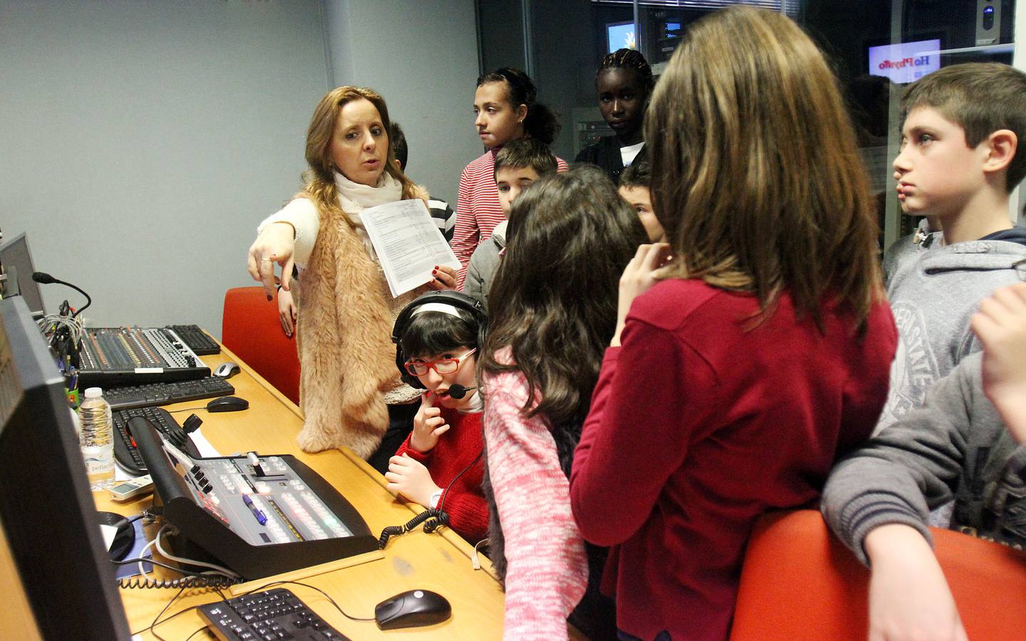 Los alumnos de 6º de Primaria del Colegio General Espartero visita la multimedia de Diario LA RIOJA