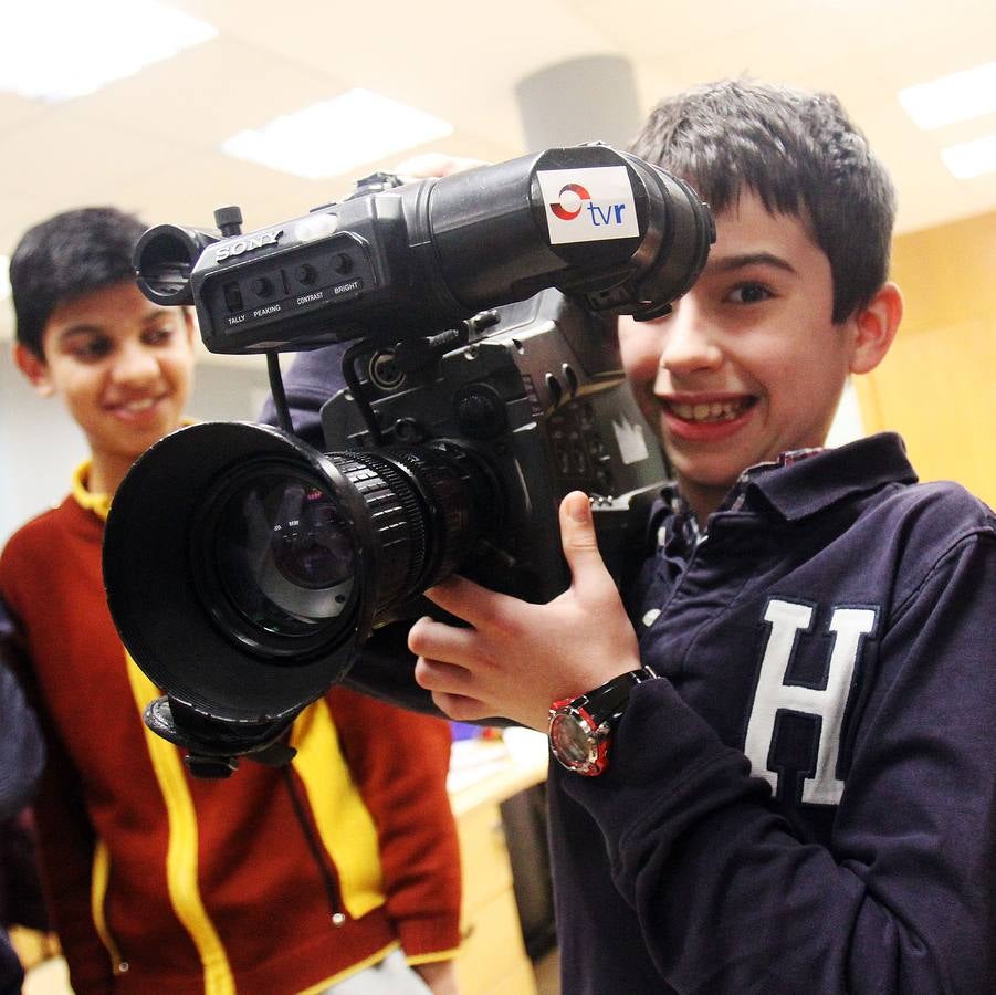 Los alumnos de 6º de Primaria del Colegio General Espartero visita la multimedia de Diario LA RIOJA