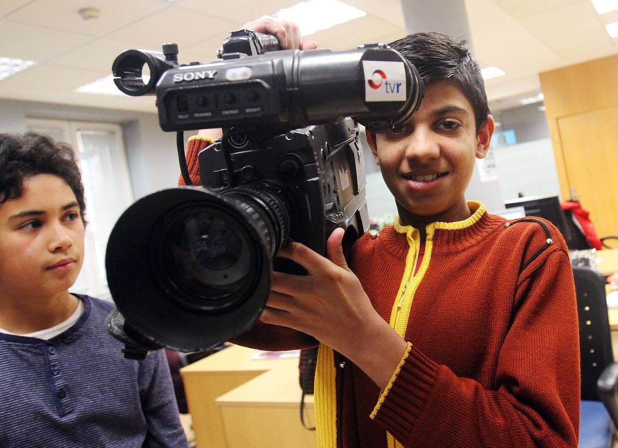 Los alumnos de 6º de Primaria del Colegio General Espartero visita la multimedia de Diario LA RIOJA