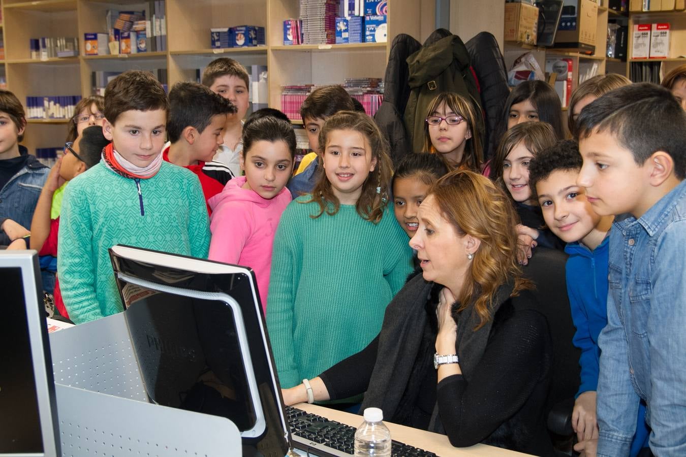 Visita a Diario LA RIOJA y TVR del CEIP General Espartero