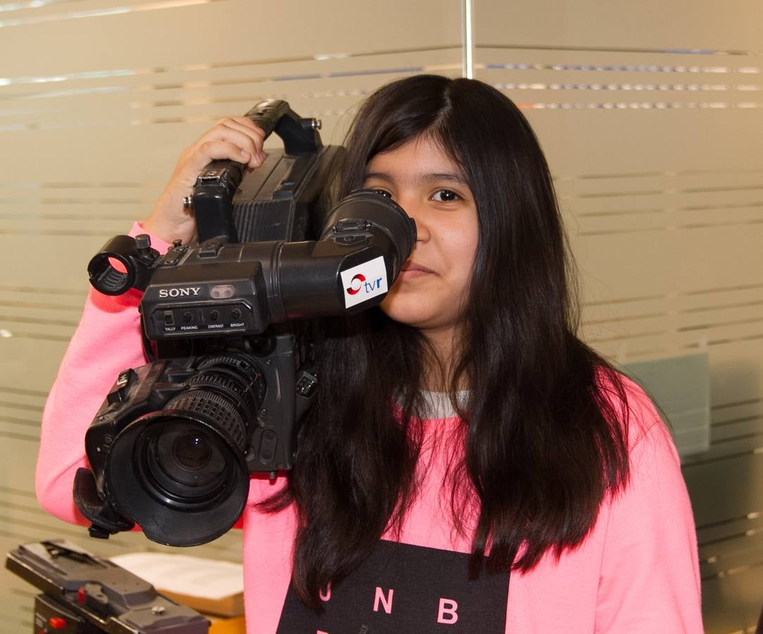 Visita a Diario LA RIOJA y TVR del CEIP General Espartero