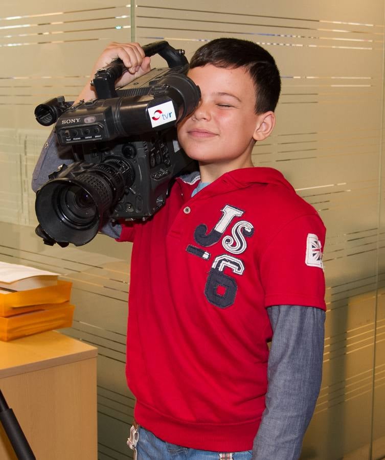 Visita a Diario LA RIOJA y TVR del CEIP General Espartero