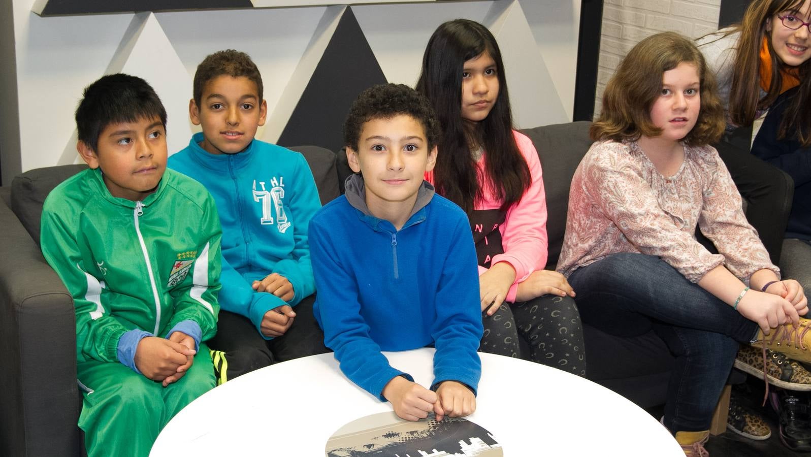 Visita a Diario LA RIOJA y TVR del CEIP General Espartero