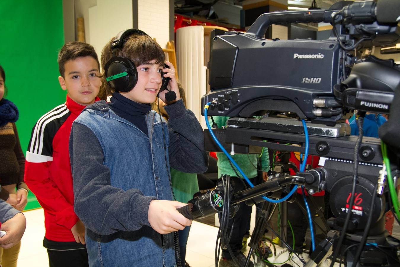 Visita a Diario LA RIOJA y TVR del CEIP General Espartero