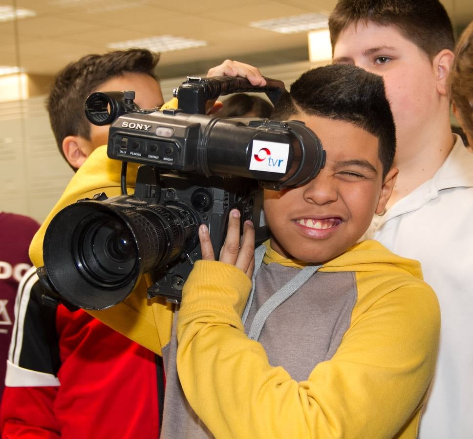 Visita a Diario LA RIOJA y TVR del CEIP General Espartero