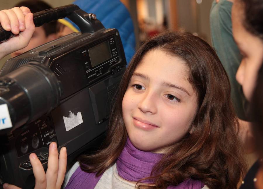 Los alumnos de 5º de Primaria del Colegio Milenario de la Lengua visitan la multimedia de Diario LA RIOJA