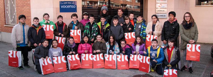 Los alumnos de 5º de Primaria del Colegio Milenario de la Lengua visitan la multimedia de Diario LA RIOJA
