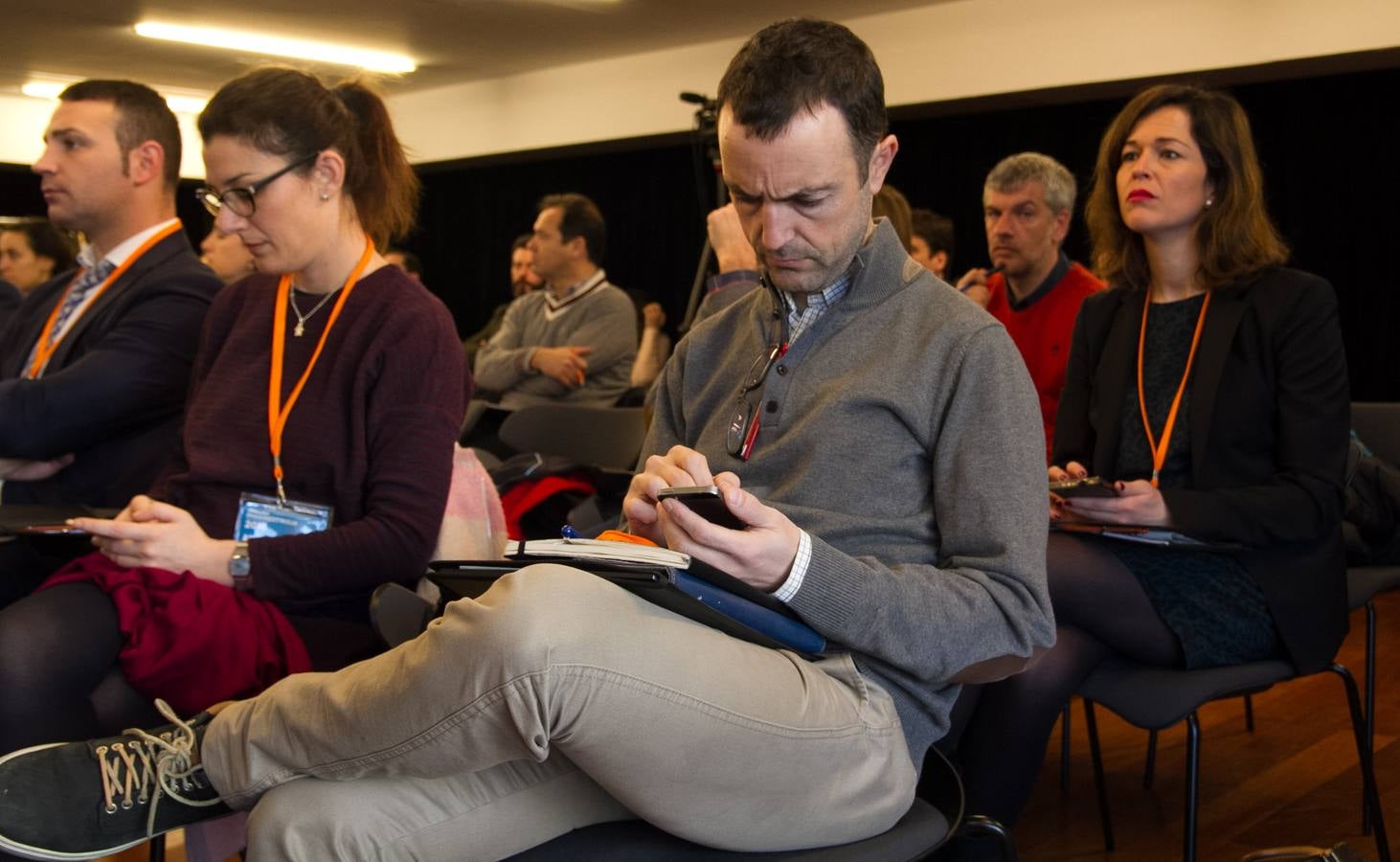 Una pausa para tomar un vino en la Imaginext Rioja