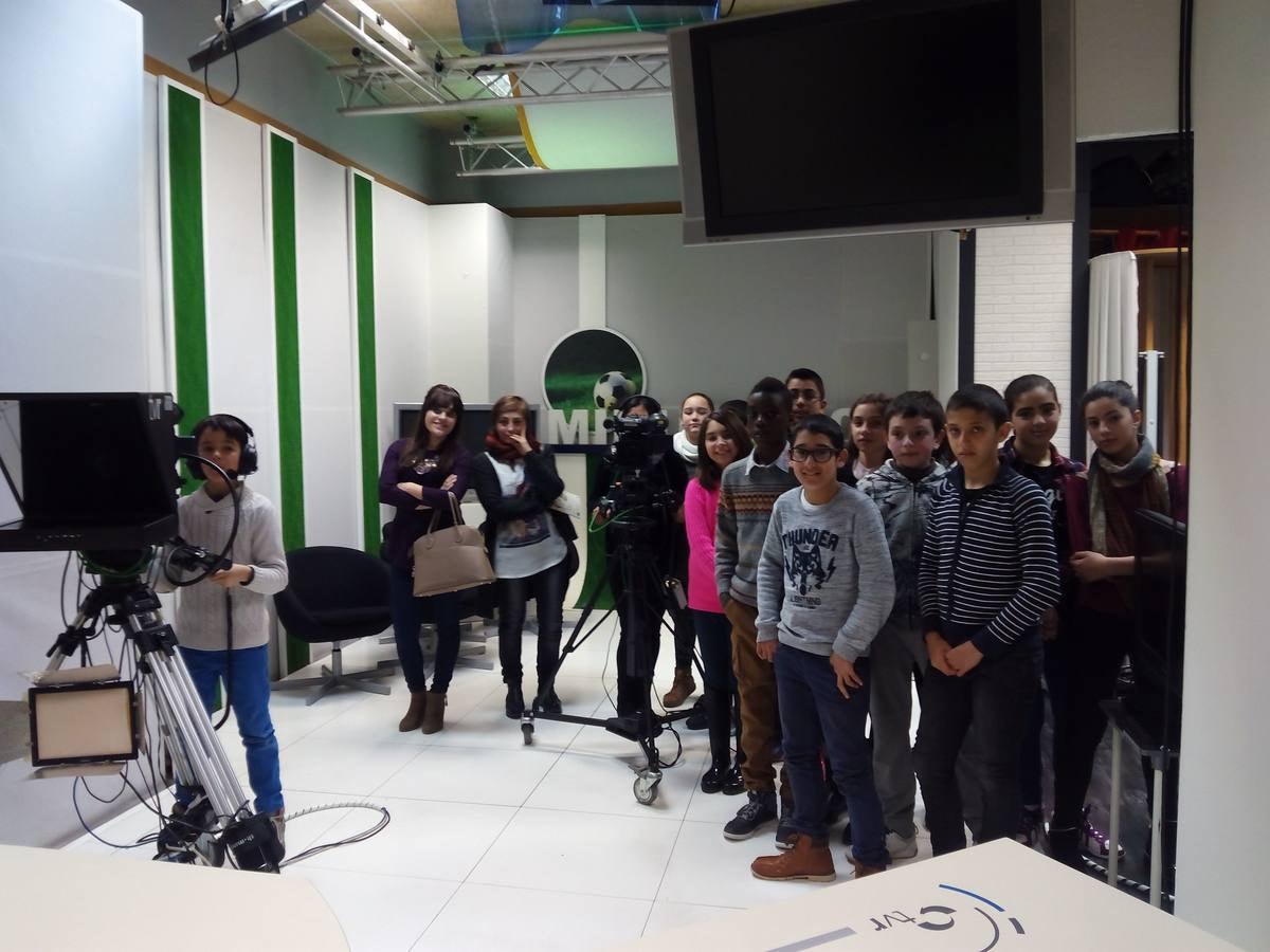 Los alumnos de 6 º A del Colegio Navarrete El Mudo visitan la multimedia de Diario LA RIOJA