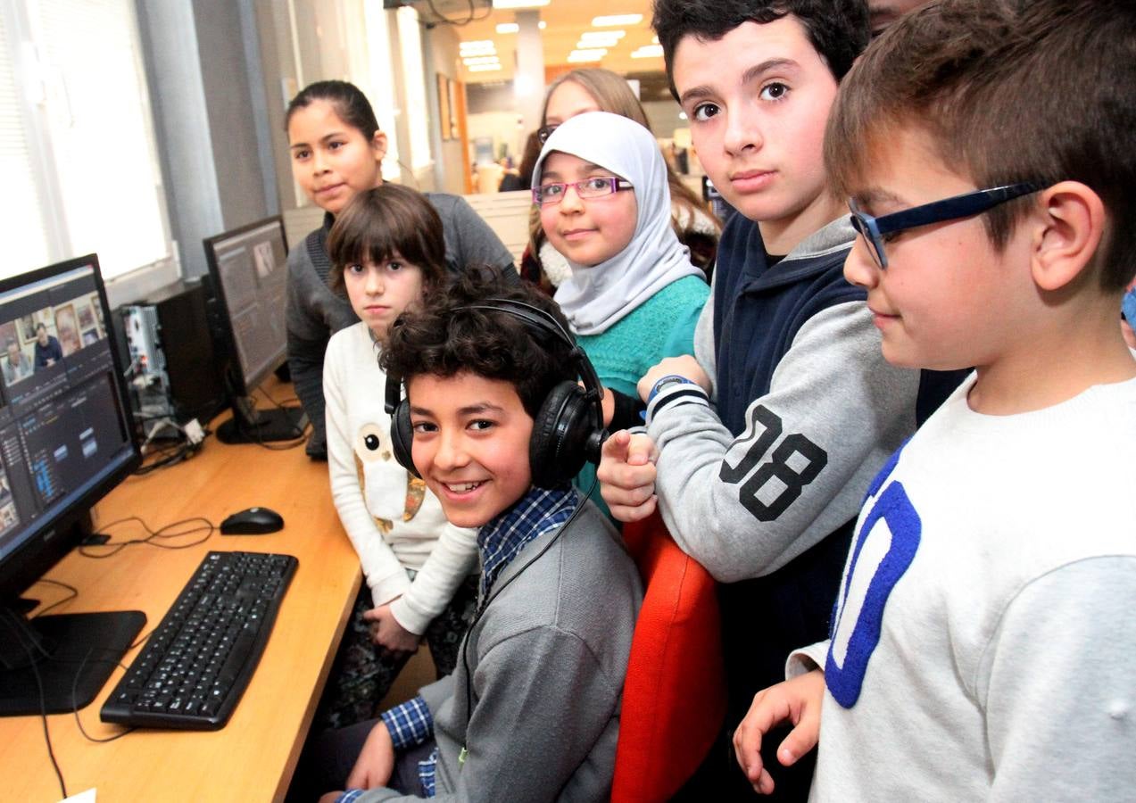 Navarrete el Mudo visita la multimedia de Nueva Rioja