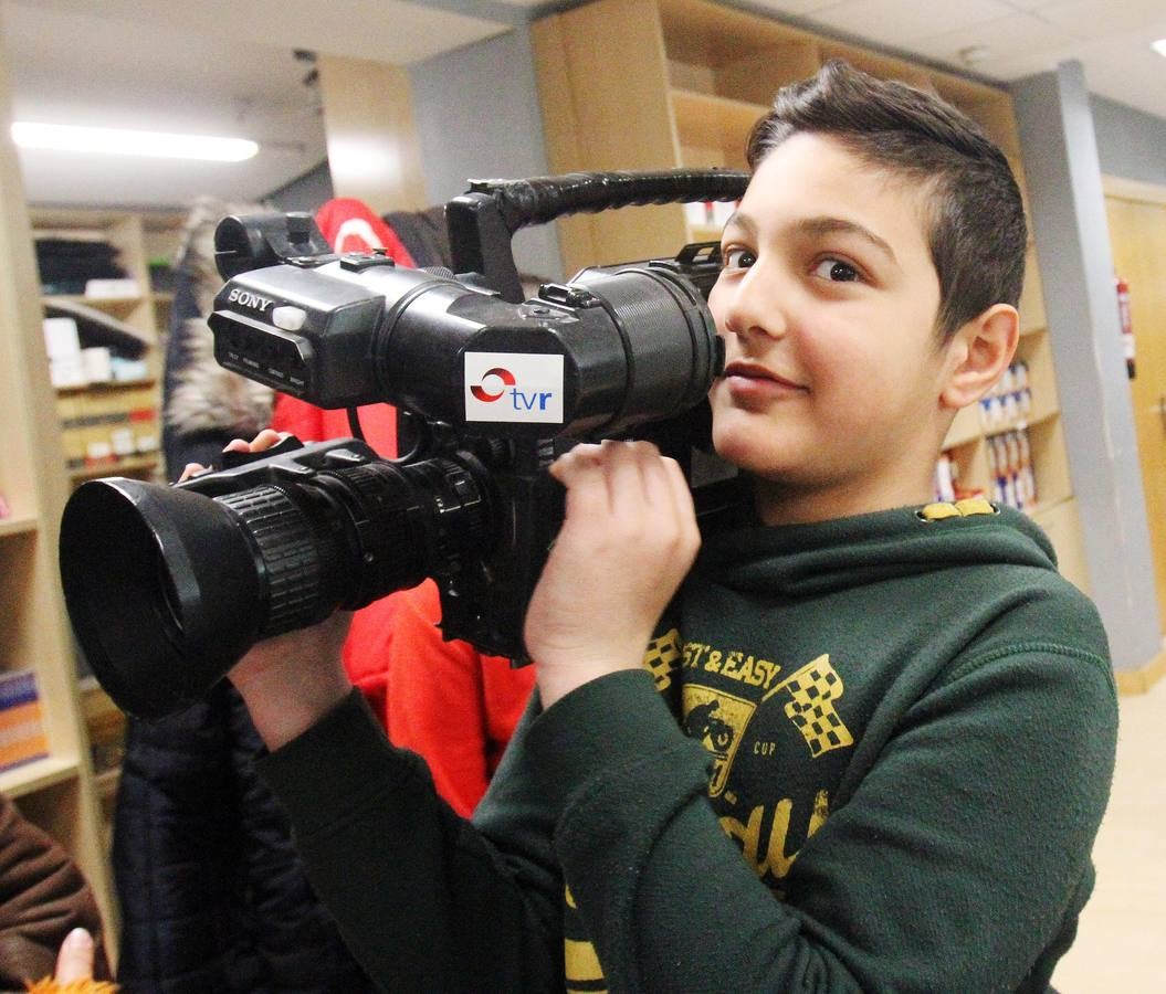 Navarrete el Mudo visita la multimedia de Nueva Rioja