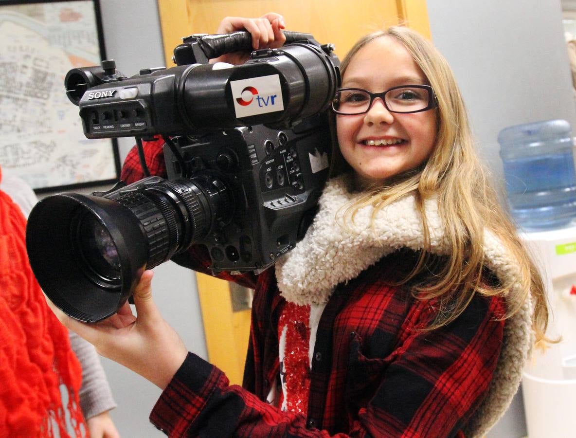 Navarrete el Mudo visita la multimedia de Nueva Rioja