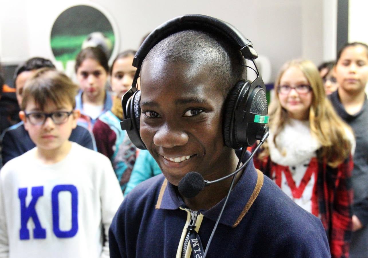 Navarrete el Mudo visita la multimedia de Nueva Rioja