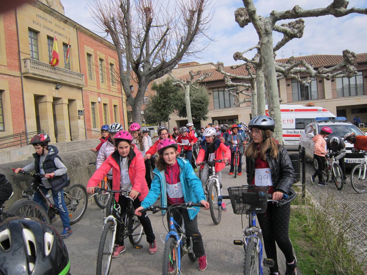 III Marcha en bicicleta en Santo Domingo de la Calzada a beneficio de la AECC