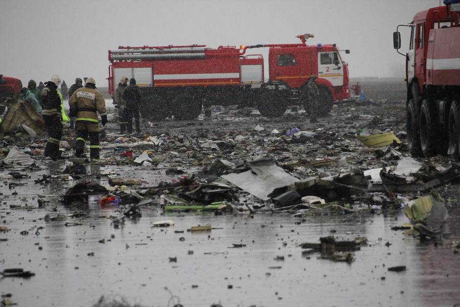 Accidente aéreo en Rusia