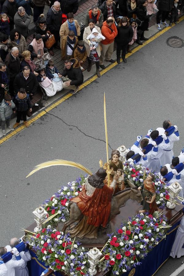 La borriquilla recorre Logroño