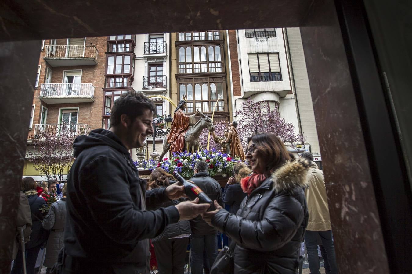 La borriquilla recorre Logroño