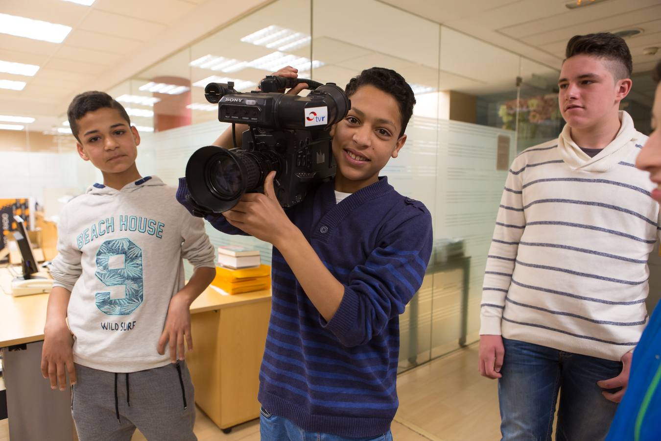 Los alumnos de 2º de la ESO del IES Celso Díaz, de Arnedo, visitan la multimedia de Diario LA RIOJA