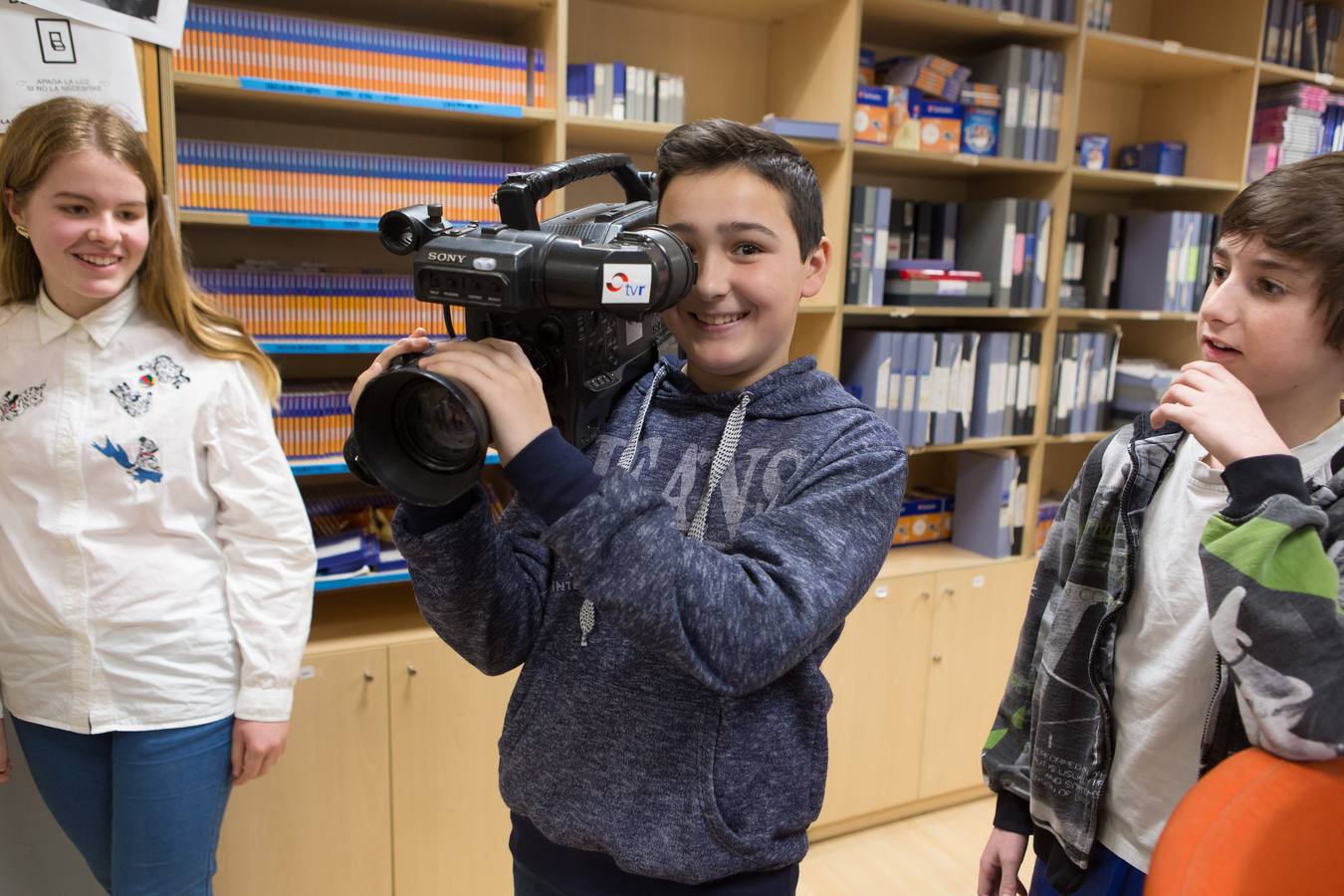 Los alumnos de 2º de la ESO del IES Celso Díaz, de Arnedo, visitan la multimedia de Diario LA RIOJA