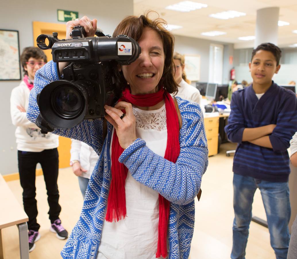 Los alumnos de 2º de la ESO del IES Celso Díaz, de Arnedo, visitan la multimedia de Diario LA RIOJA